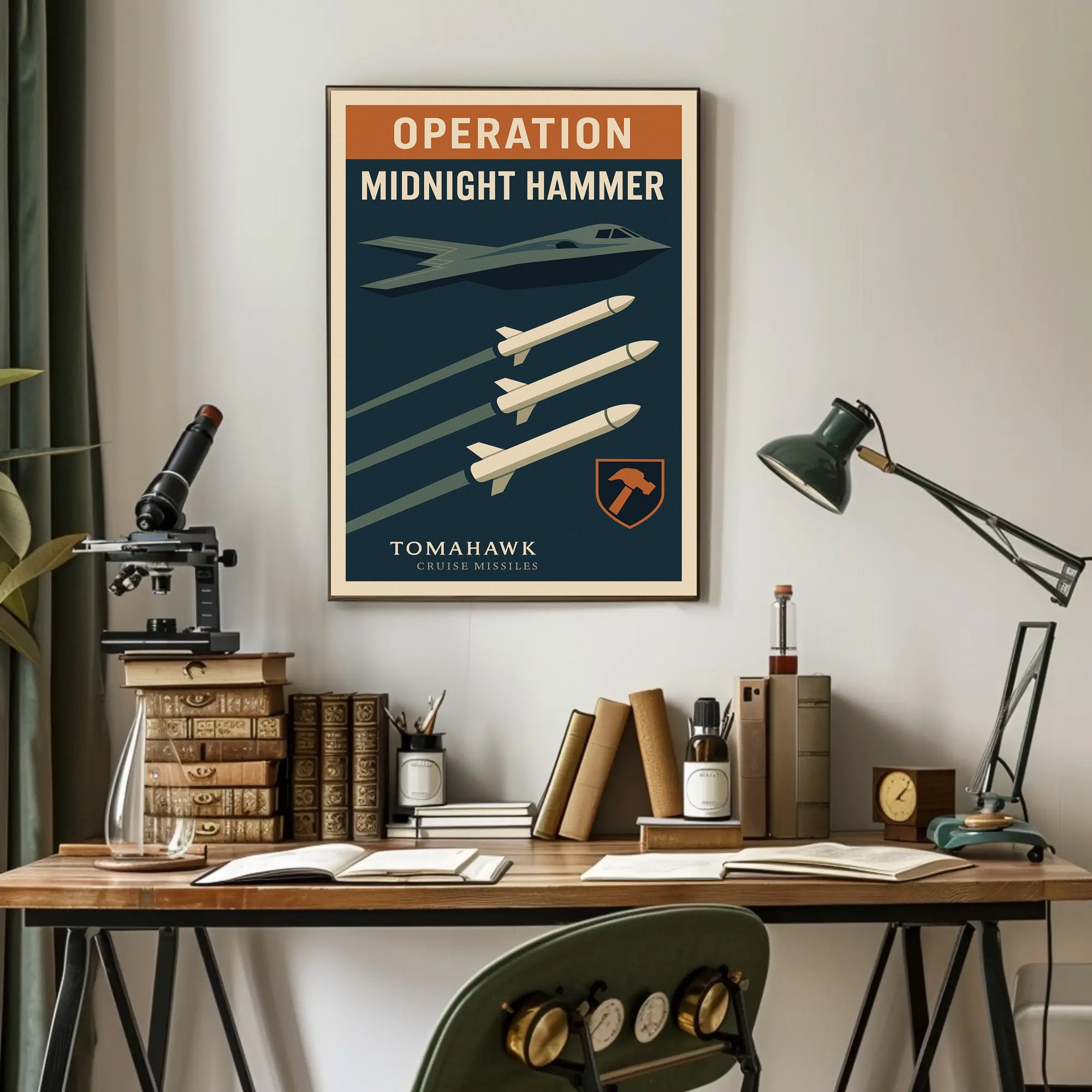 Operation Midnight Hammer Military Propaganda Poster PosterGoat