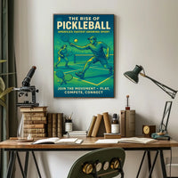 The Rise of Pickleball Poster