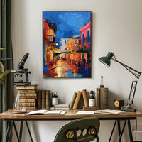 Vintage Parisian Landmarks Art Deco Poster