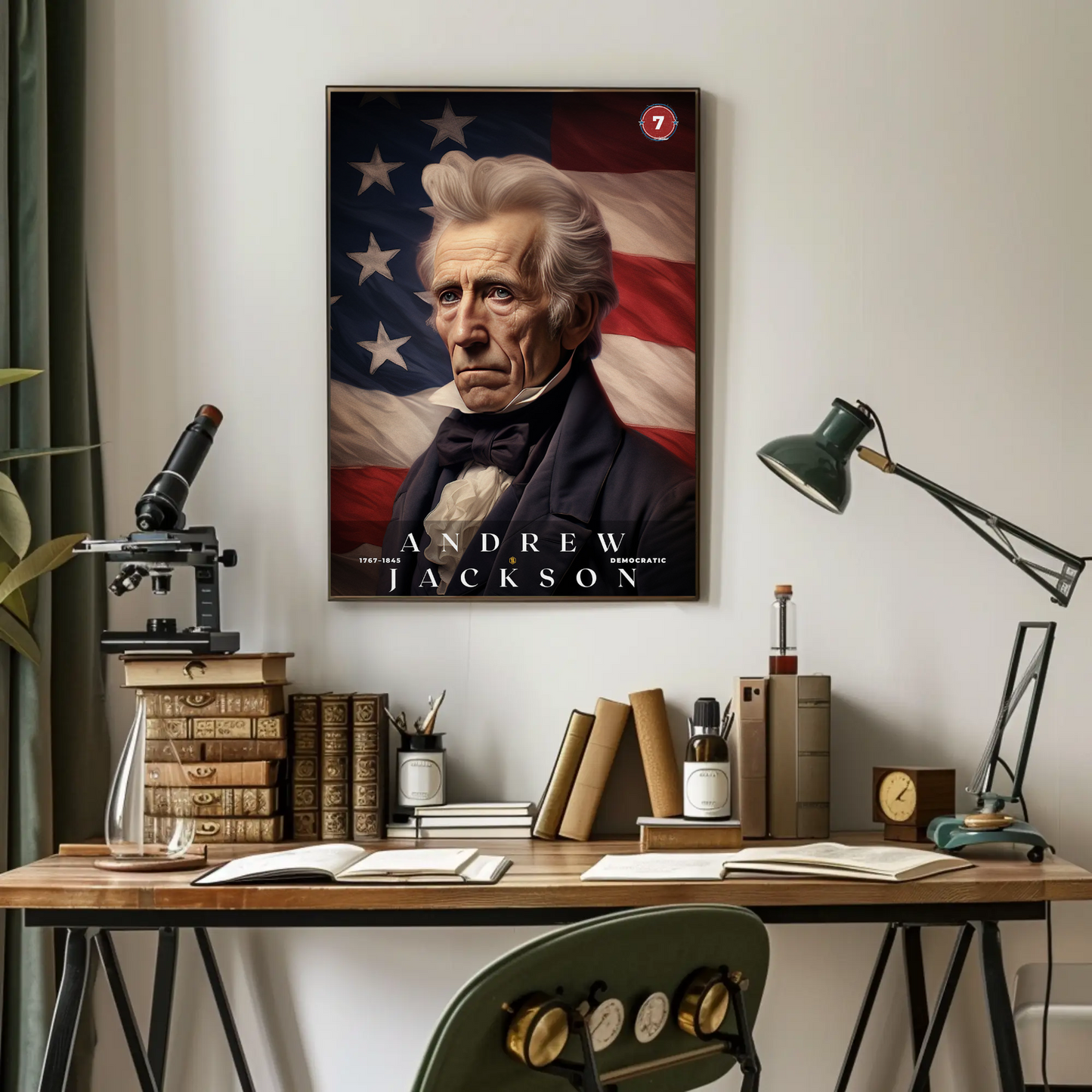 Andrew Jackson 7th President Of The United States Portrait
