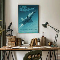 F-106 Delta Dart Flight Art Poster