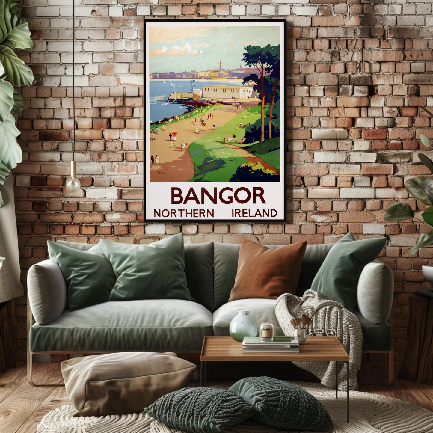Vintage Poster - Bangor Northern Ireland