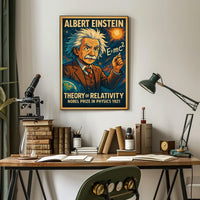Albert Einstein Theory Of Relativity Poster