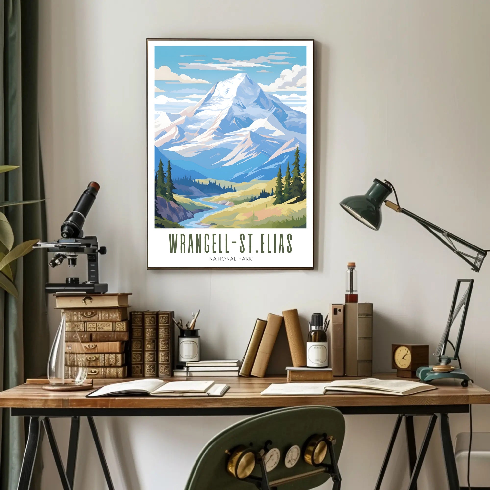 Wrangell St Elias National Park Poster Print
