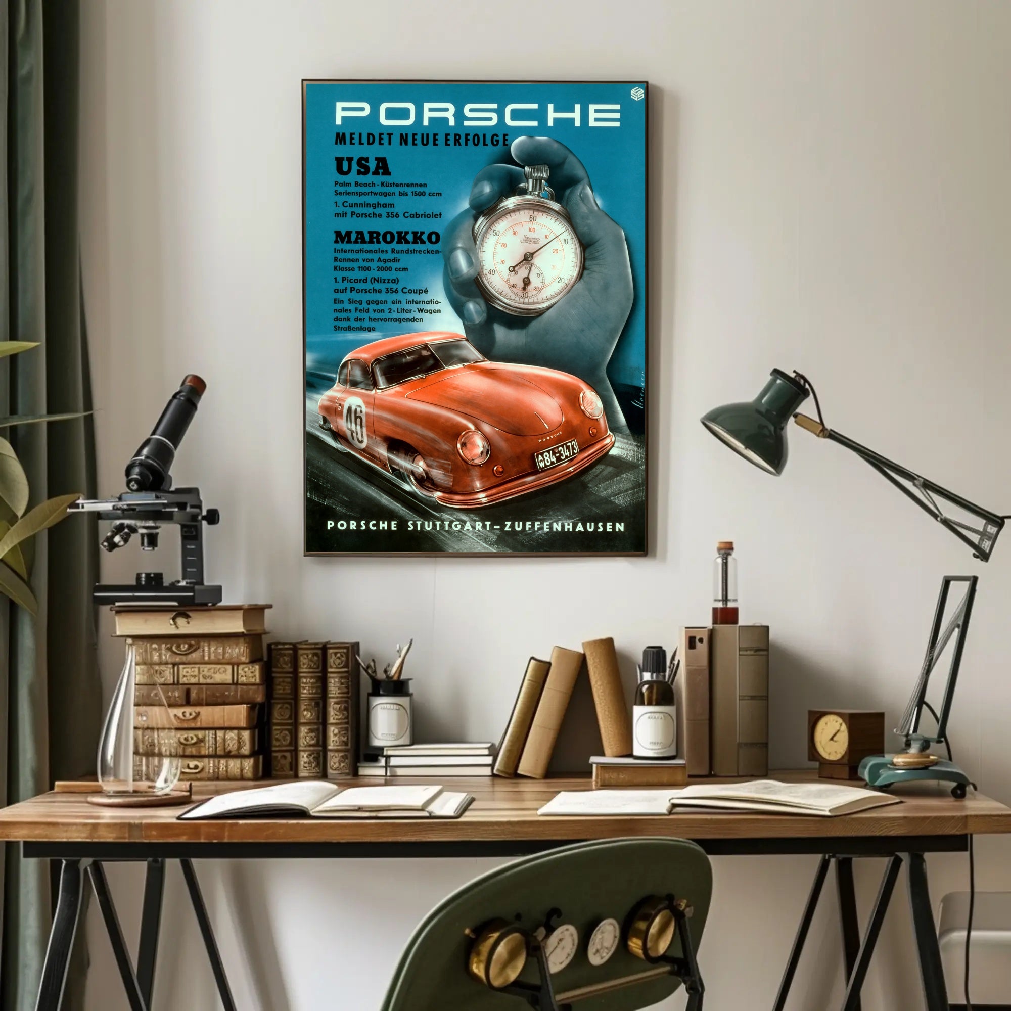 Porsche Racing Successes Poster