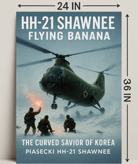 HH-21 Shawnee Flying Banana Poster PosterGoat