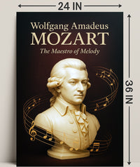 Wolfgang Amadeus Mozart The Maestro of Melody Poster PosterGoat
