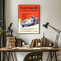 Porsche Racing Achievements 1956 Poster