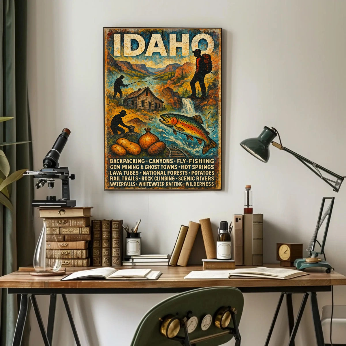Discover Idahos Wilderness Poster
