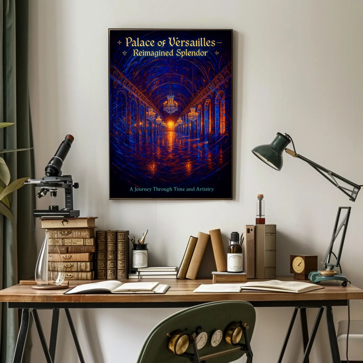 Palace of Versailles Reimagined Splendor Poster