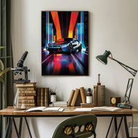 Futuristic Automotive Elegance Poster PosterGoat