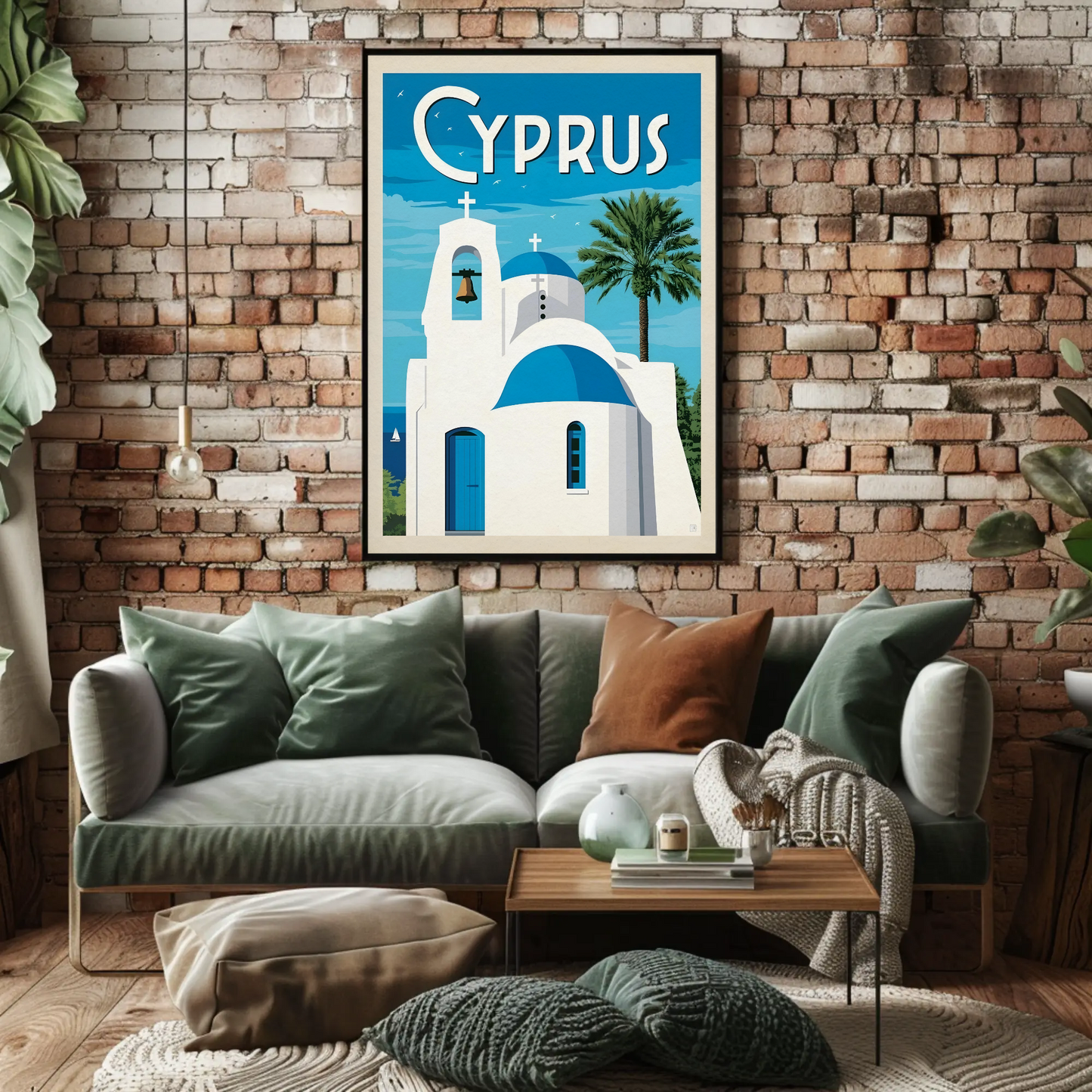 Cyprus Vintage Poster