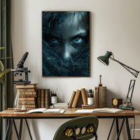 Breathtaking Abstract Landscape Poster: Vibrant Colors, Dynamic Horizon PosterGoat