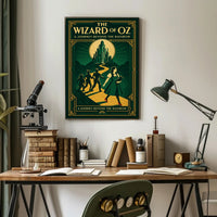 The Wizard of Oz Art Deco Fantasy Poster PosterGoat