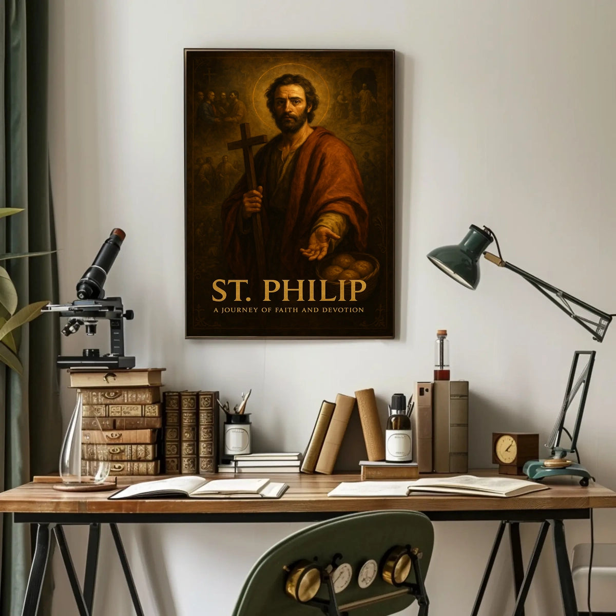 St. Philip A Journey of Faith and Devotion Poster