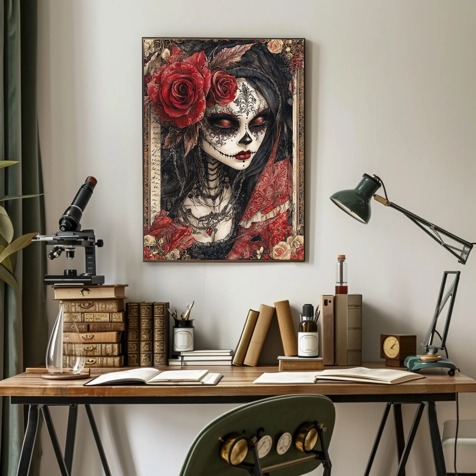 Day Of The Dead Elegance Poster