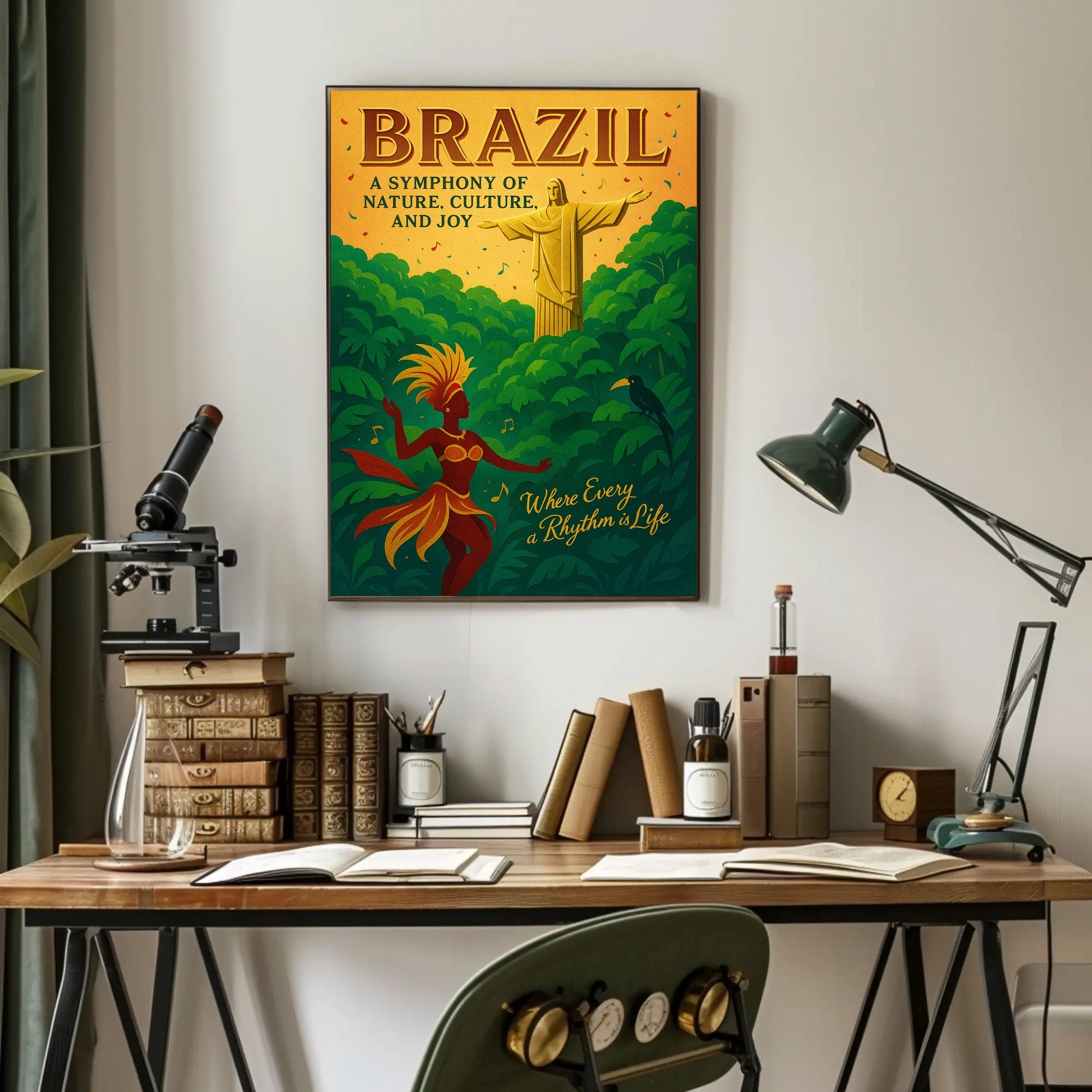 Brazil A Symphony Of Nature, Culture, Poster