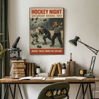 Hockey Night Saturday Brawl 1961 Poster