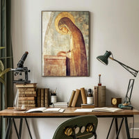 Sacred Devotion: Iconography of Prayer in Heritage Poster