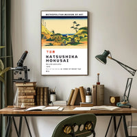 Below Meguro by Katsushika Hokusai Poster