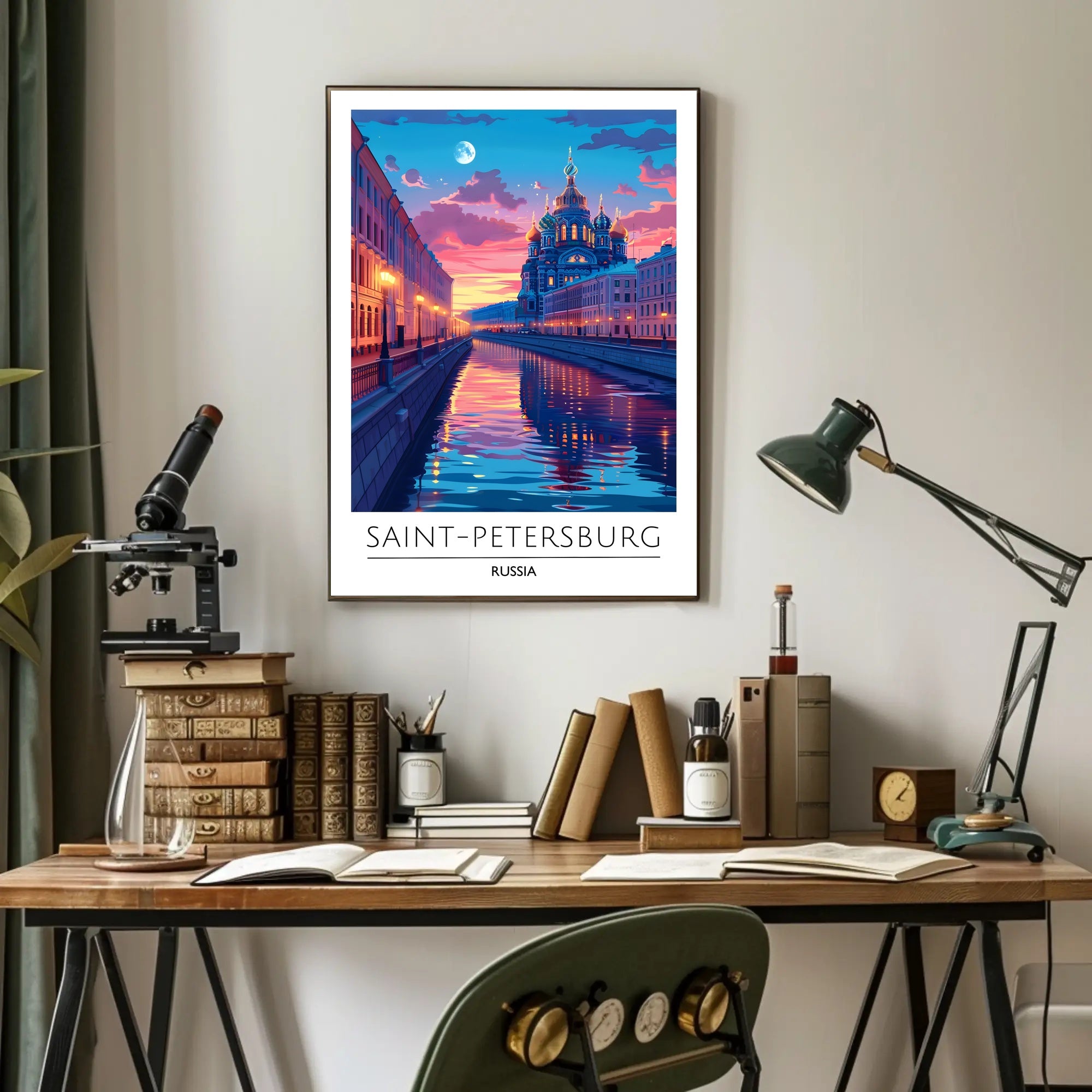 Saint Petersburg Cathedral Poster