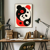 Panda Groove Poster
