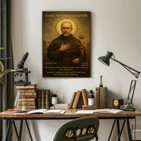 Saint Maximilian Kolbe Religious Reverence Poster