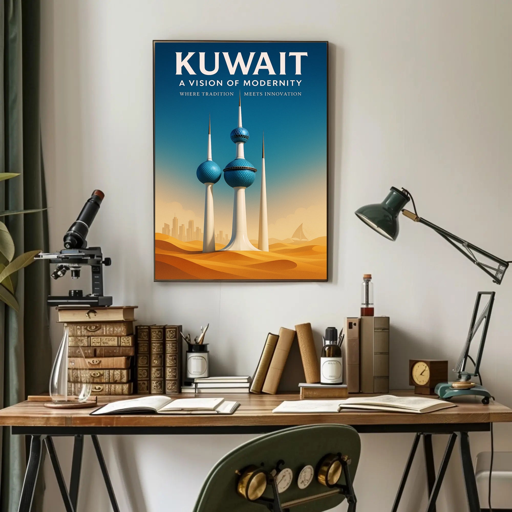 Kuwait - A Vision of Modernity Poster PosterGoat