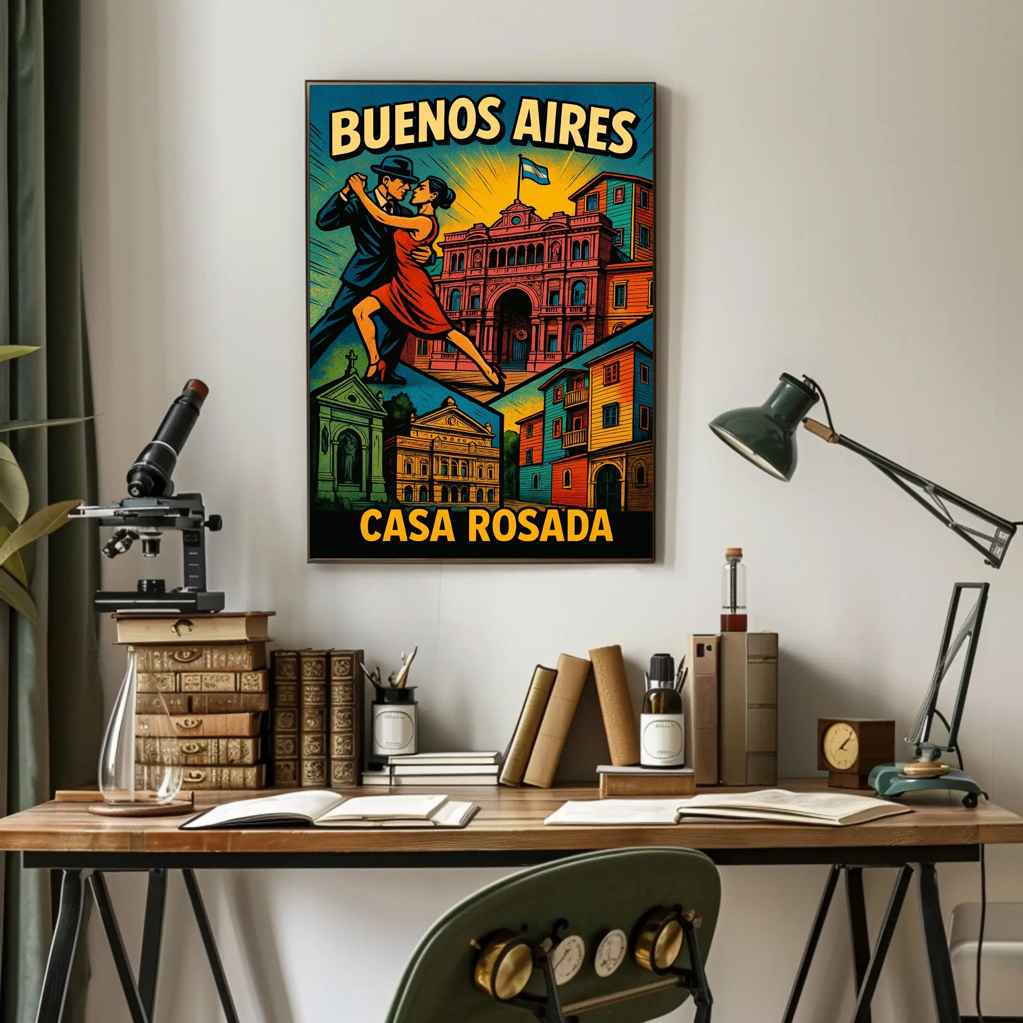 Buenos Aires Casa Rosada Wall Art Print PosterGoat