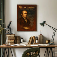 William Houston Pioneer of Visionary Thought Poster