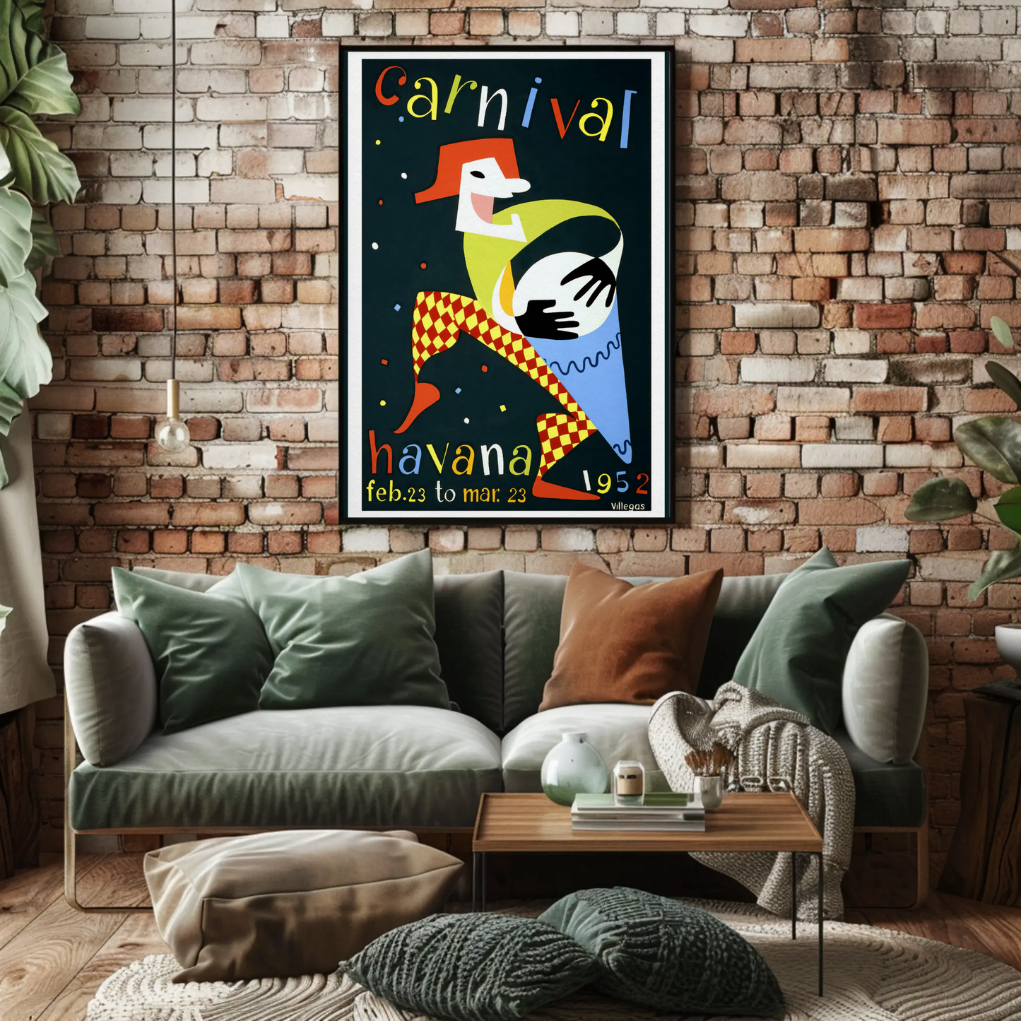 Havana Vintage Poster Carnival 1952