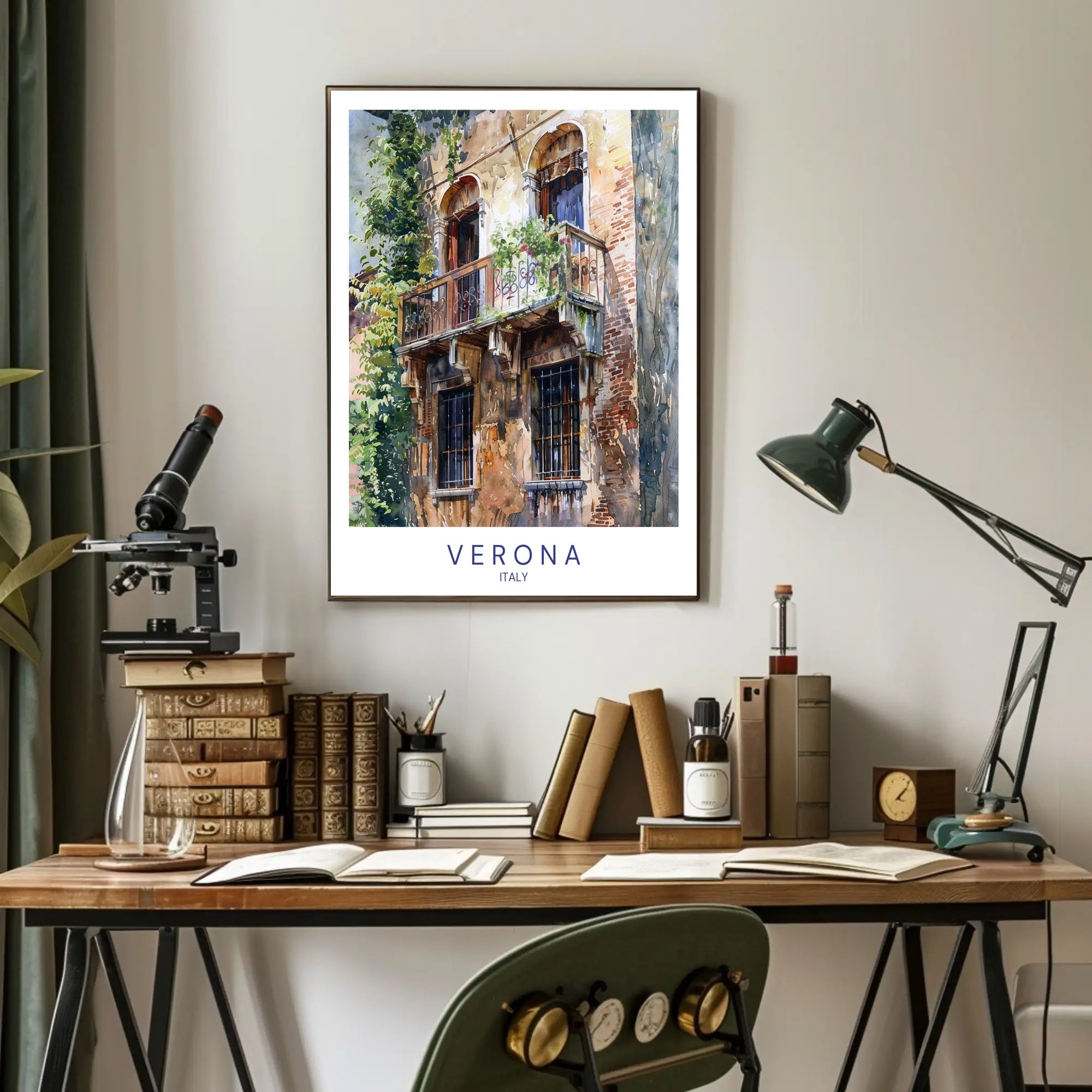 Verona Balcony Poster PosterGoat