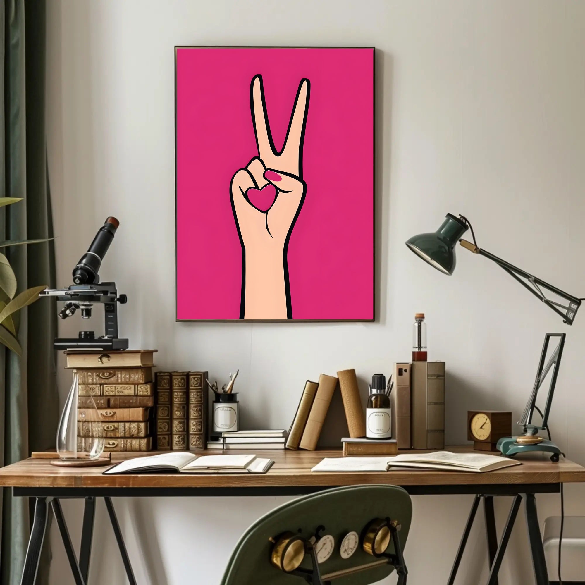 Peace and Love Poster