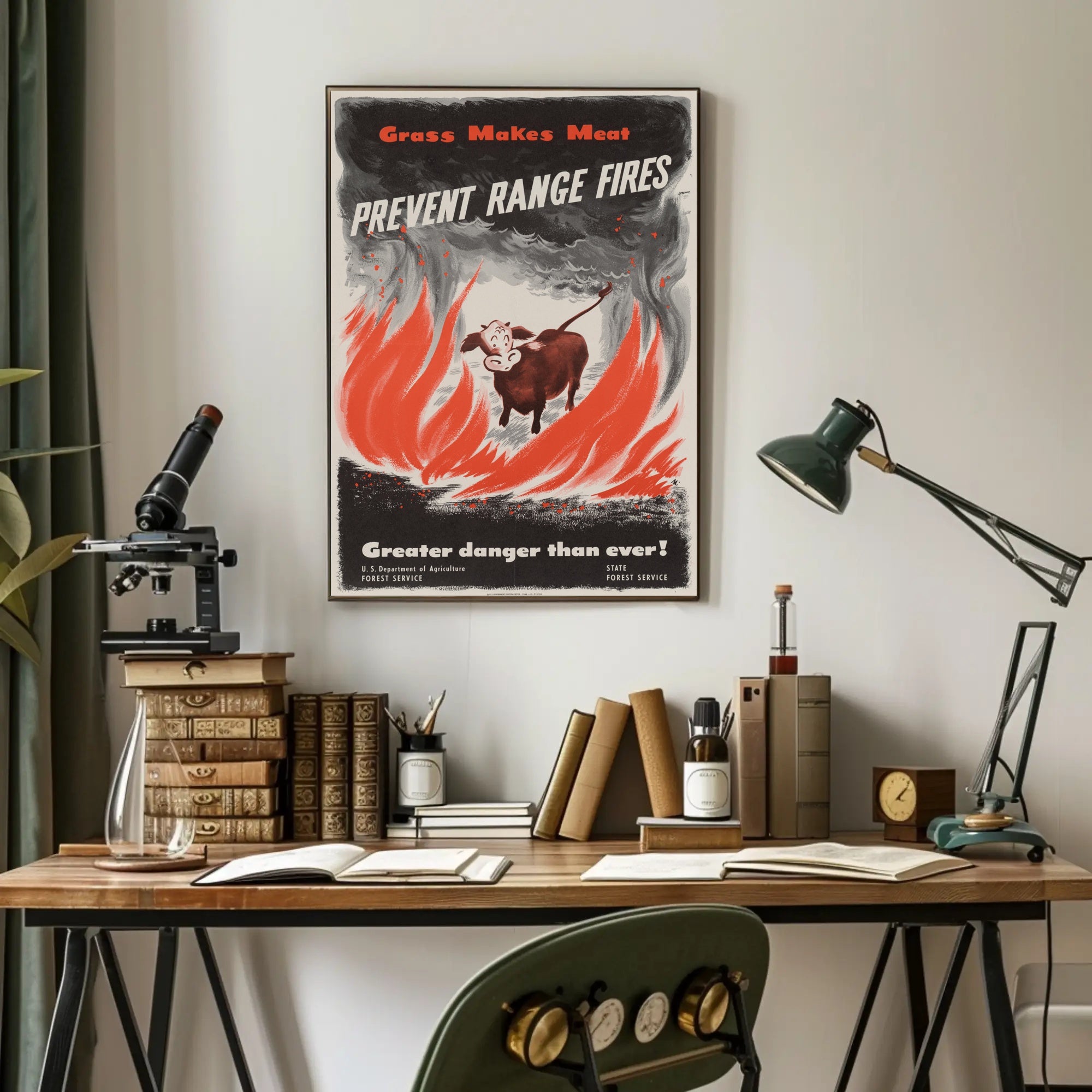 Prevent Range Fires Poster PosterGoat