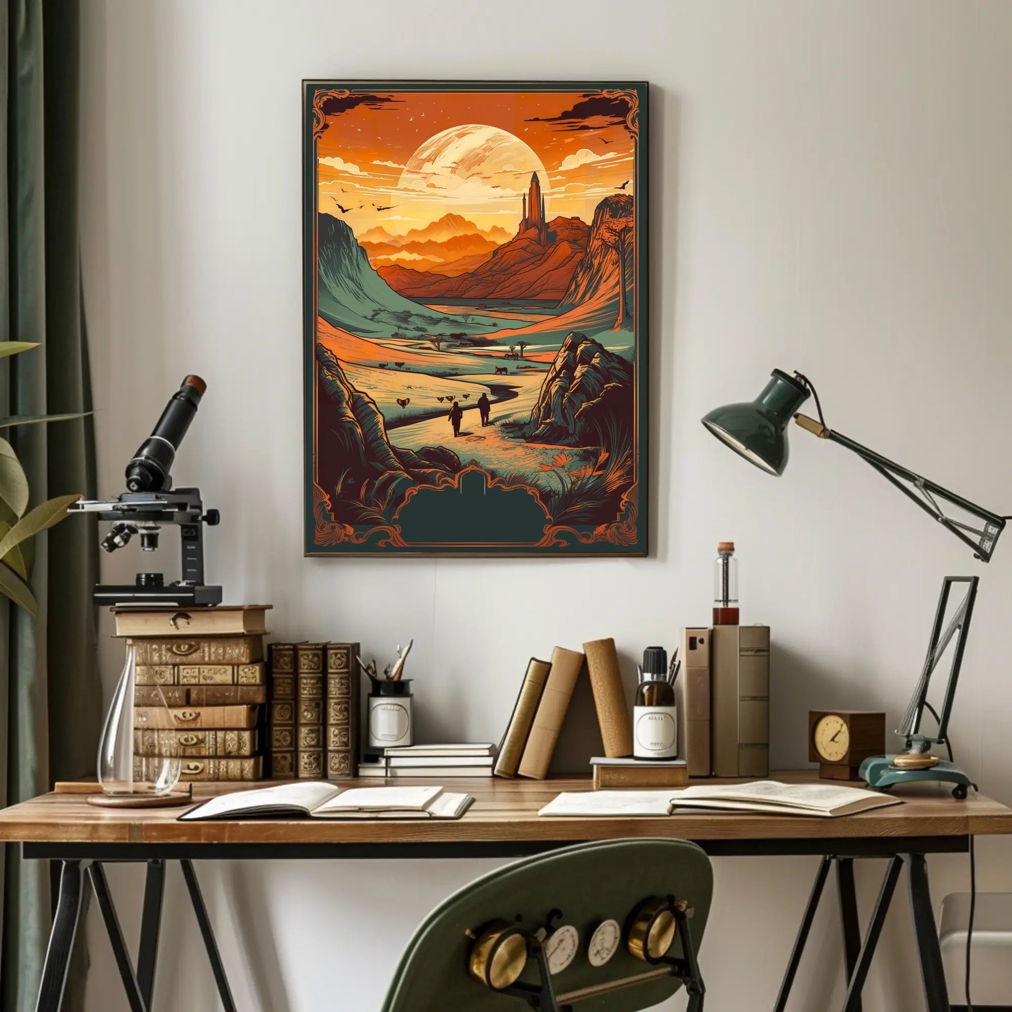 Journey Through a Dreamscape Poster