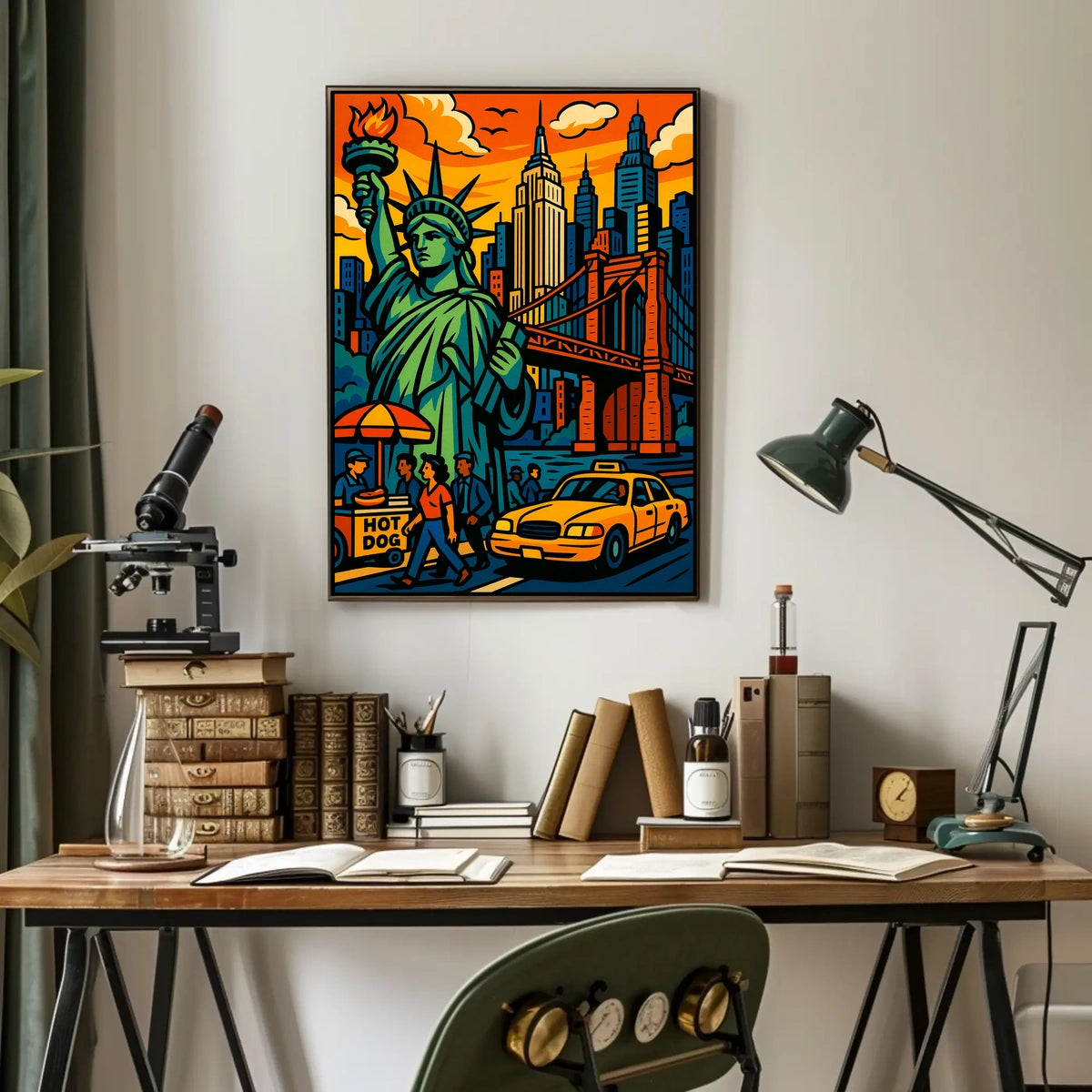 Vibrant New York City Life Poster