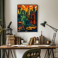 Vibrant New York City Life Poster