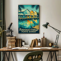 FishermenS Village Punta Gorda Poster