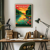 Mississippi Nature Scene Poster