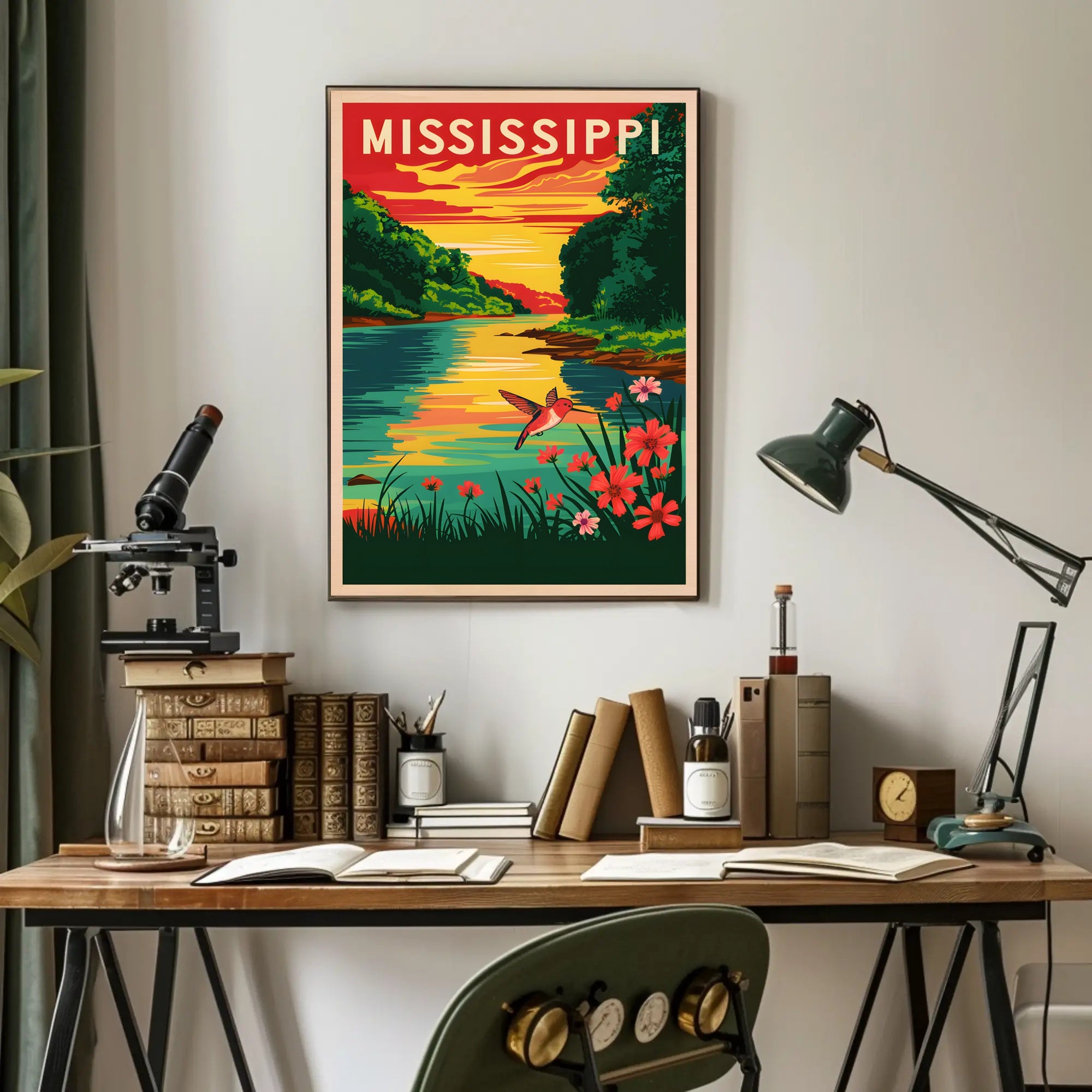 Mississippi Nature Scene Poster