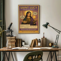 Saint Lucy Bearer of Light Poster