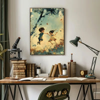 Vintage Art Deco Travel Destination Poster