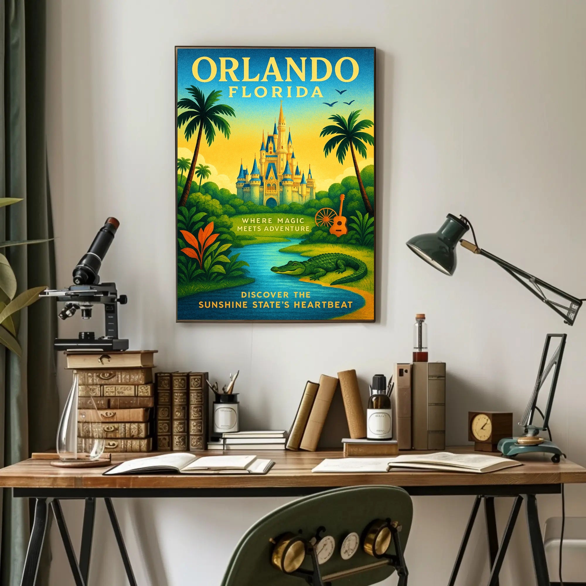 Discover Orlando, Florida Poster PosterGoat