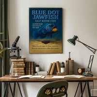 Blue Dot Jawfish Poster