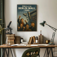 Fall of the Berlin Wall 1989 Poster PosterGoat