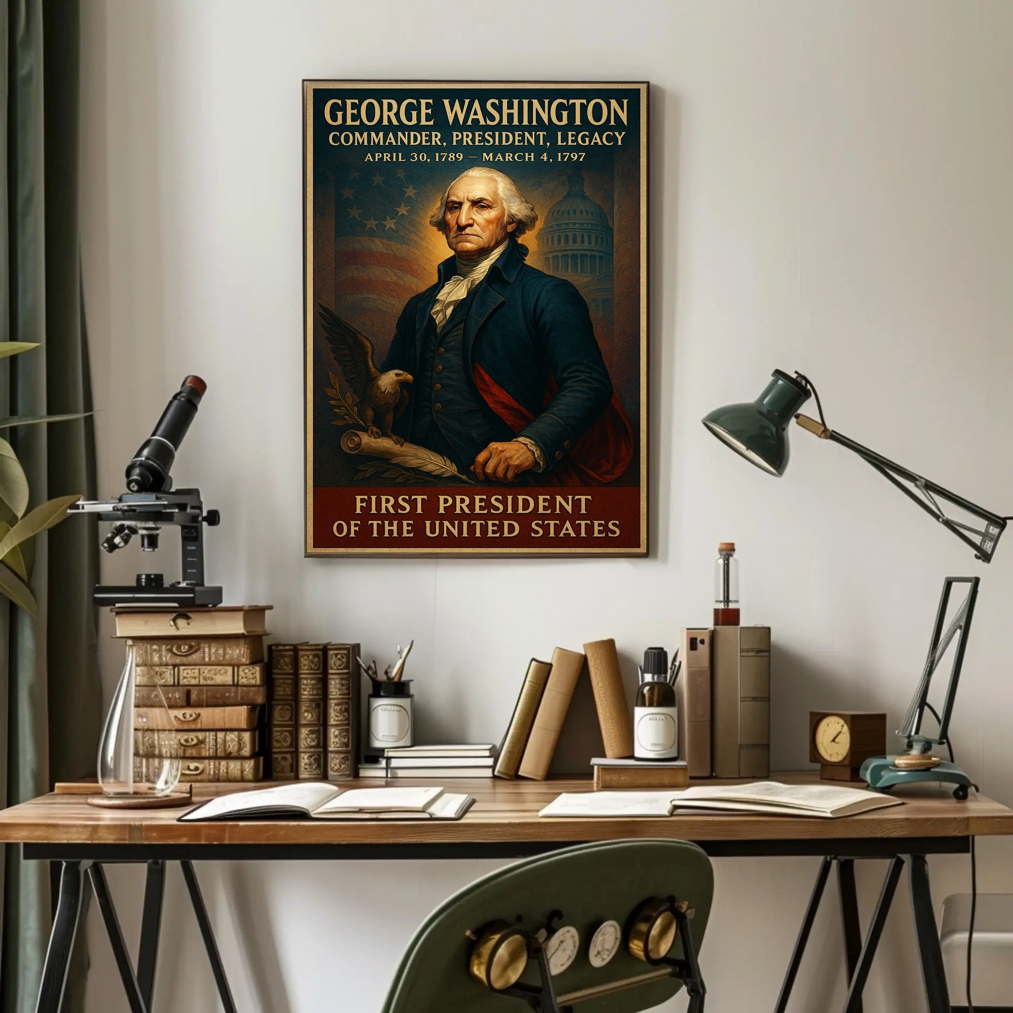George Washington 1st President Poster PosterGoat