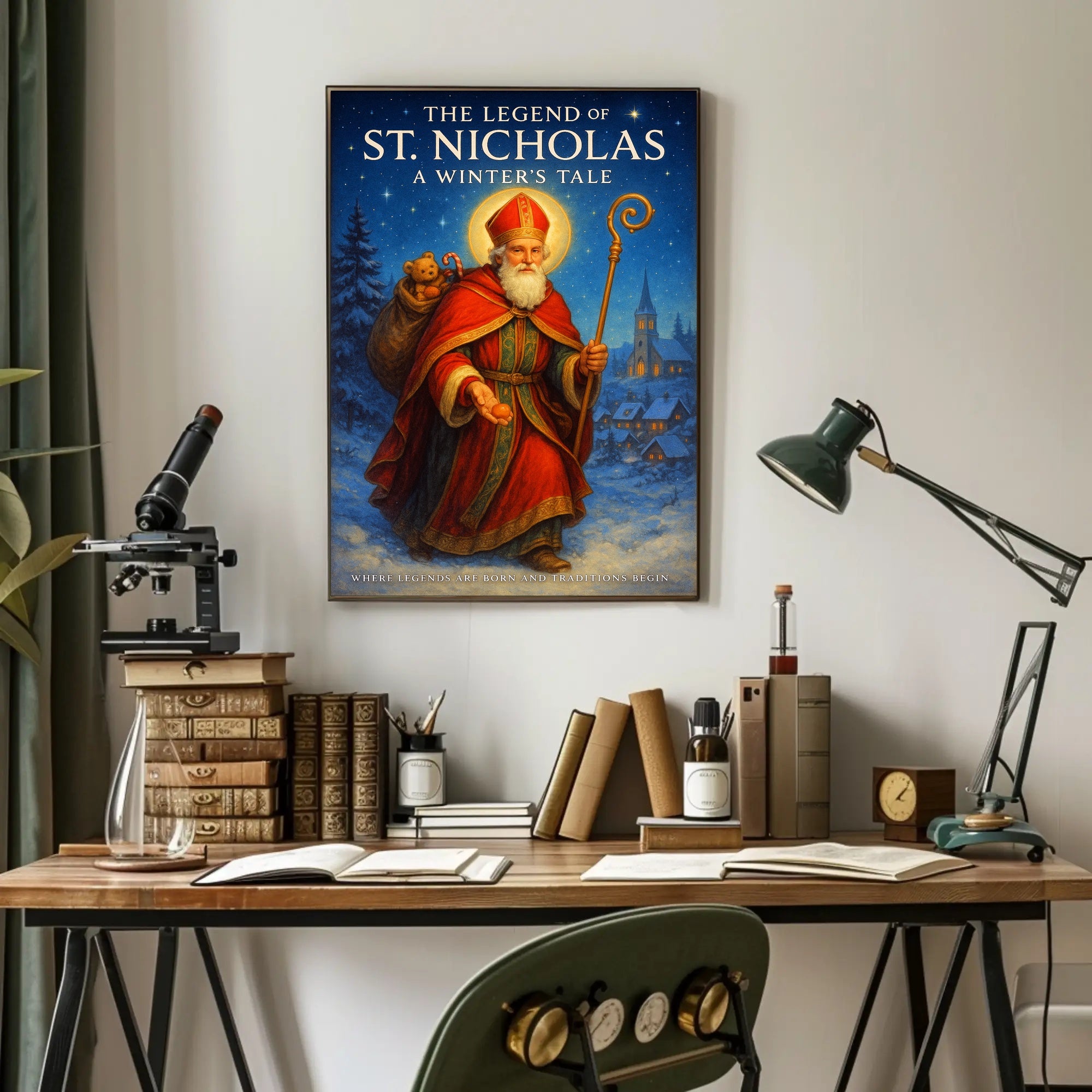 The Legend of St. Nicholas Poster PosterGoat