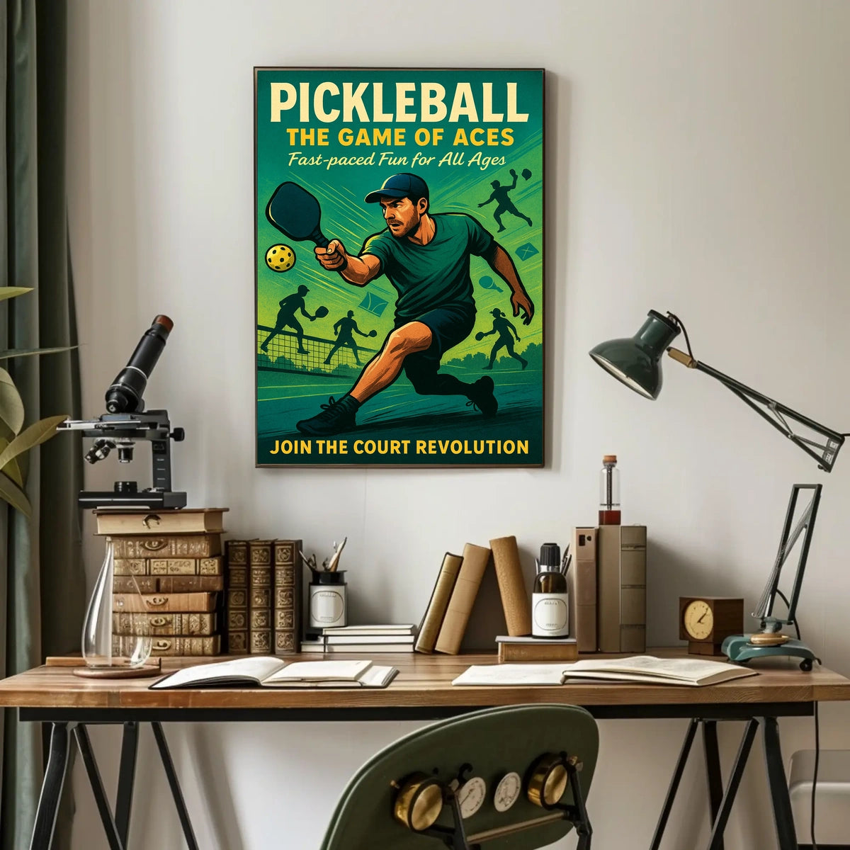 Pickleball The Game of Aces Poster