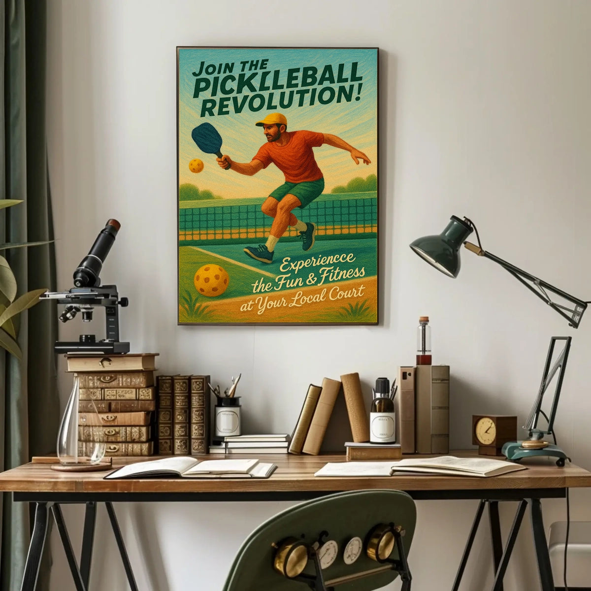 Join the Pickleball Revolution Poster