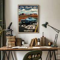 Journey Through Old Route 66 Poster